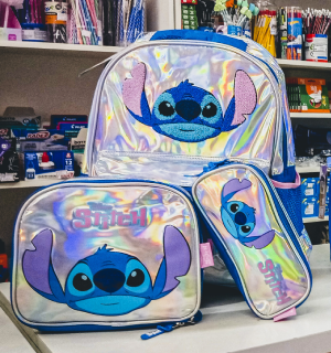 Conjunto de Mochila Stitch